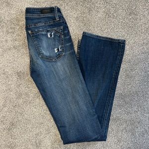 Buckle Black Bootcut Jeans - Women’s